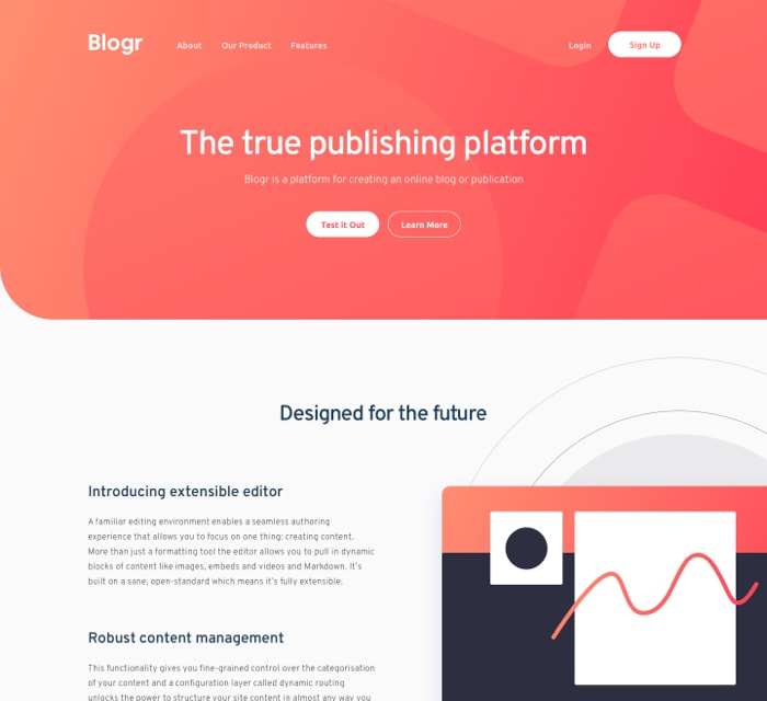 Blogr Project